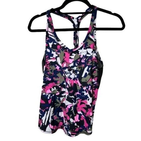 Lululemon Fast Lane Singlet pop cut boom juice multi black - Picture 1 of 4